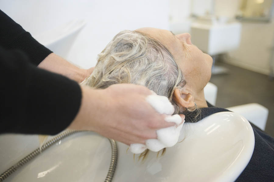 Hair Washing for Elderly Adults